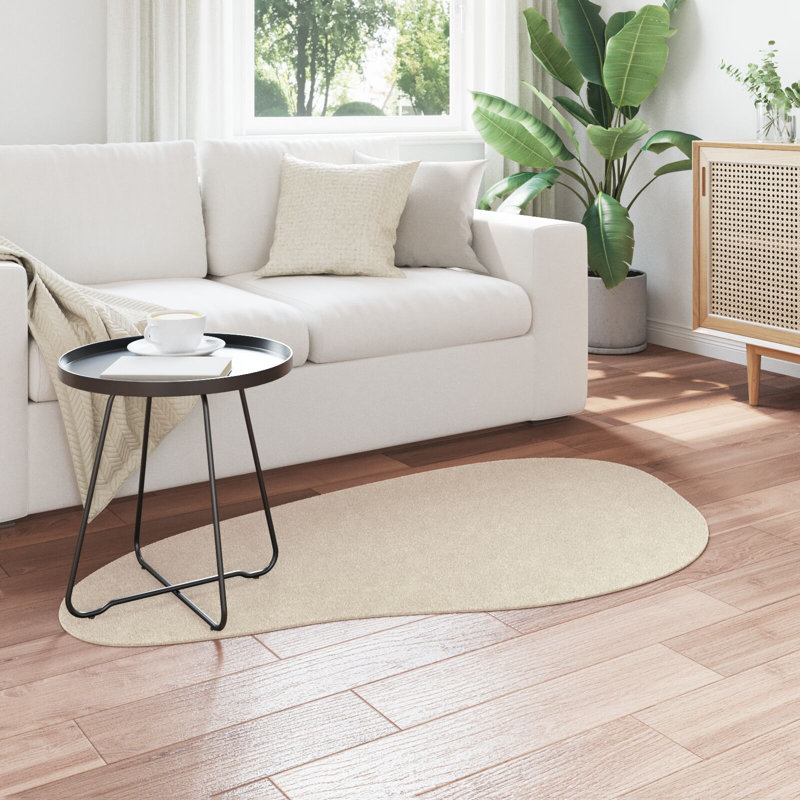Rugs Beige Non-Slip Area Rug Other, Novelty 80 x 150 cm, Wool