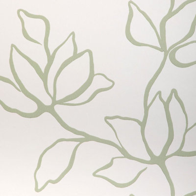 Floral Sketch Wp - Sage