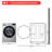 LG 5.0 cu ft Mega Capacity Smart Front Load Washer Washing Machine-129259280
