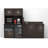 Buffet Sideboard Kitchen Break Room Lunch Coffee Kitchenette Cabinets 4 Pc Espresso – Factory Assembled (Furniture Items Purchase Only)
