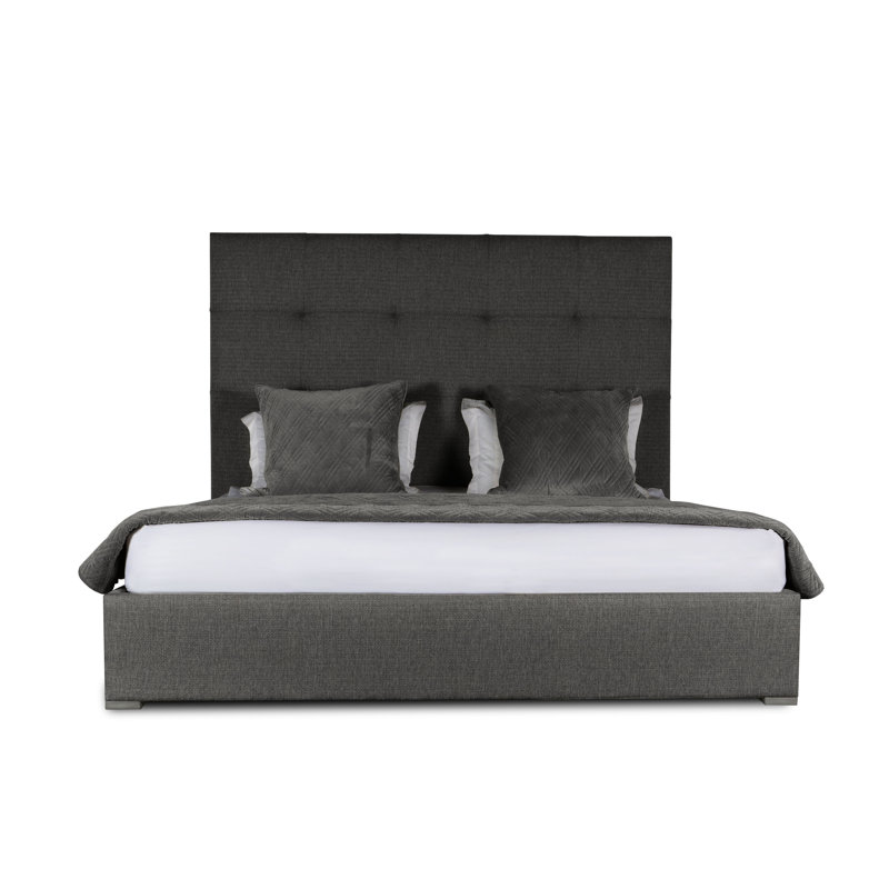 Dezyah Upholstered Bed, Charcoal Revolution®, California King