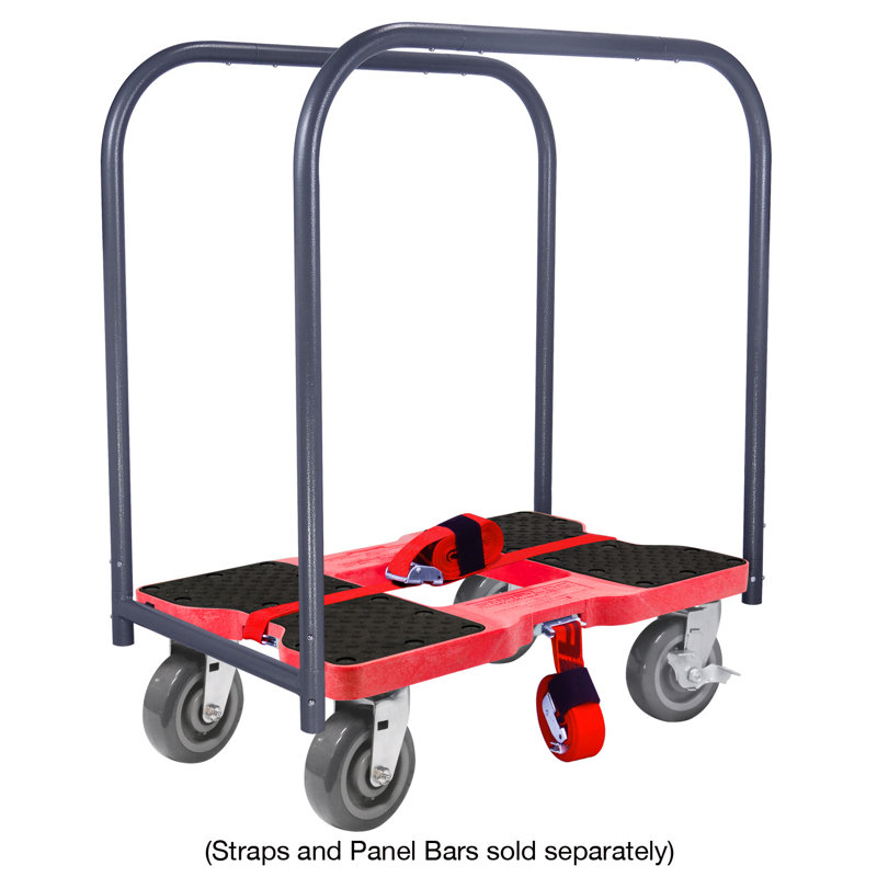 Chariot Snap-Loc de 1800 lb Super-Duty E-Track, Rouge
