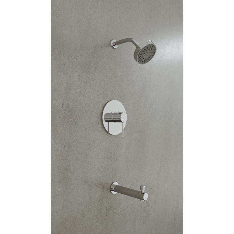Complete Shower System with Rough-in Valve