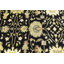Tapis oriental noir Oushak Chobi-163255588