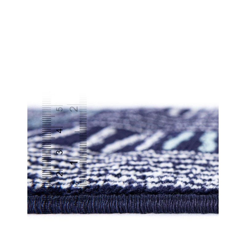 Anaka Synthetic Geometric Indoor Rug, Runner 2' x 6'1"
