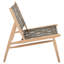 Chaise d'appoint à dossier tissé Kazbah-1942682578