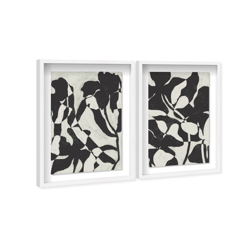Contrast Nature Set Set by Oliver Gal, 63"H x 43"W, White Shadowbox