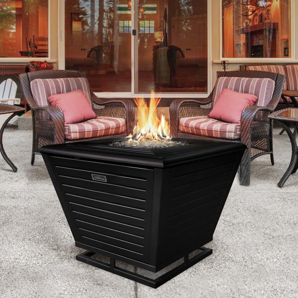 Sunbeam Pyramid Steel Propane/Natural Gas Fire Pit Table & Reviews ...