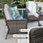5 - Person Patio Conversation Set with Cushions-2121276700