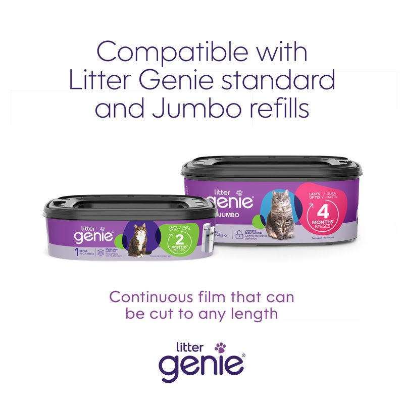Litter Genie Xl Pail+ With 28ft Refill