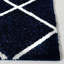 Geometric Power Loom Navy/White Area Rug-1634051588