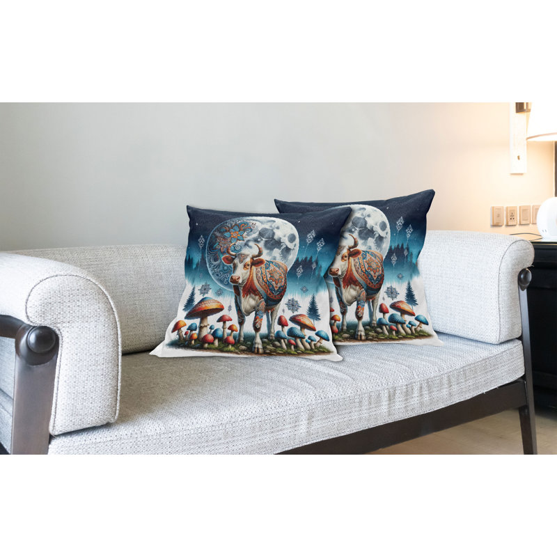Ensemble de housses de coussin Ambesonne Rustic, H 18 po x l 18 po, Carré