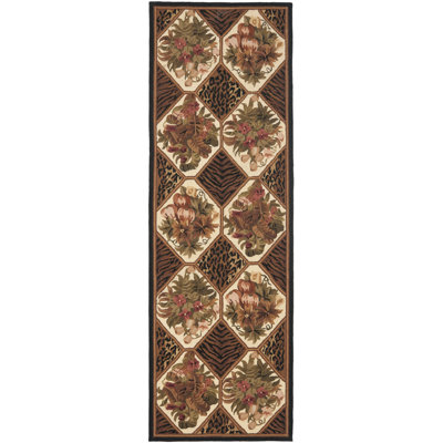 Lyco Hand Hooked Wool Pile Geometric Rug