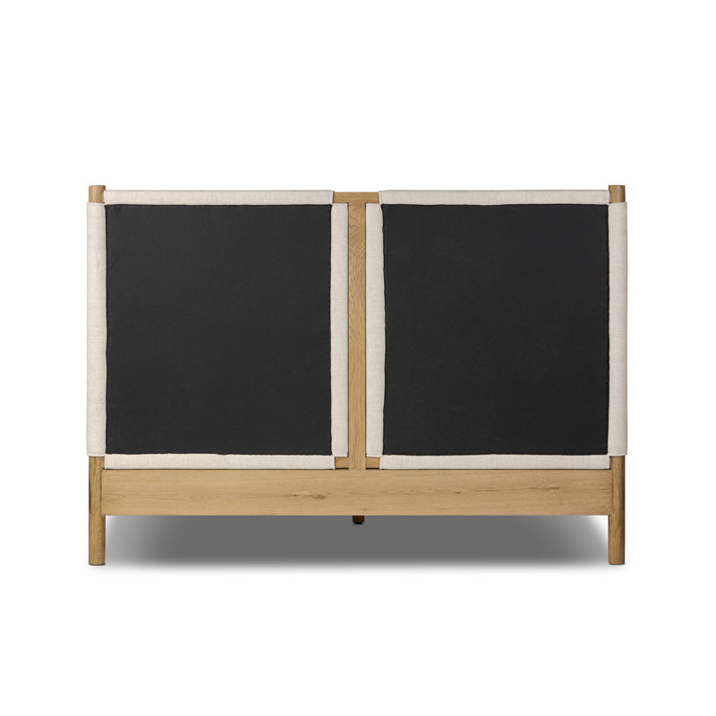 Salado Upholstered Bed, King, Antigo Natural