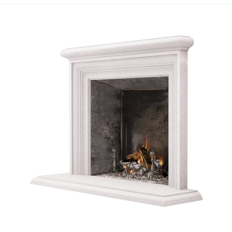 Sonoma Fireplace Surround, Acid Wash White