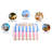 Microfiber Bath Towel Set for Bathroom,6 Pieces 30" x 60"-129231229