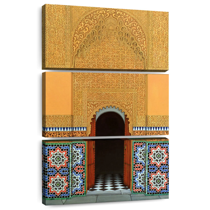 Nicci Door Marrakech, 74" H x 48" W