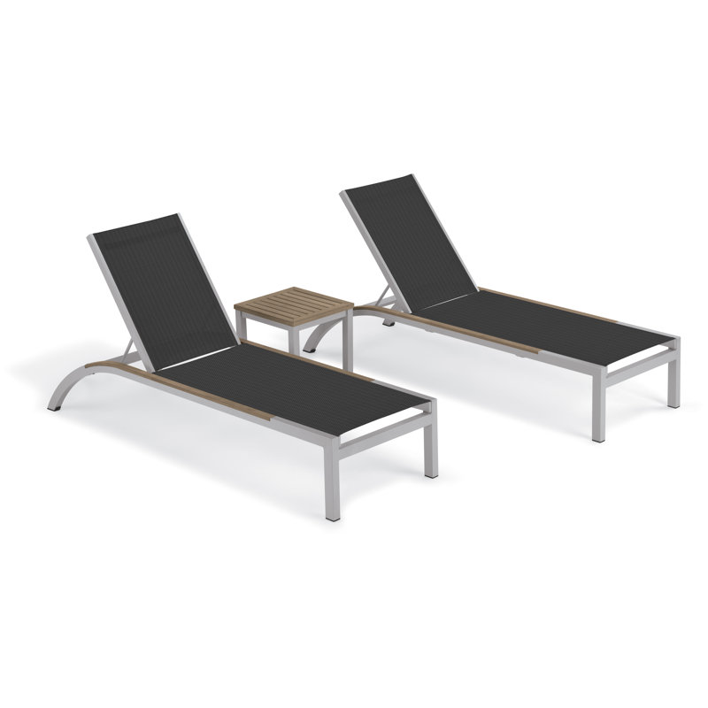 Argento And Travira Outdoor Chaise Lounge, Ninja