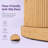 UNAROZ Extendable Oval Dining Table with 2-Tier Storage and Pedestal Base