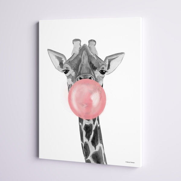 Giraffe Bubblegum Print Wayfair