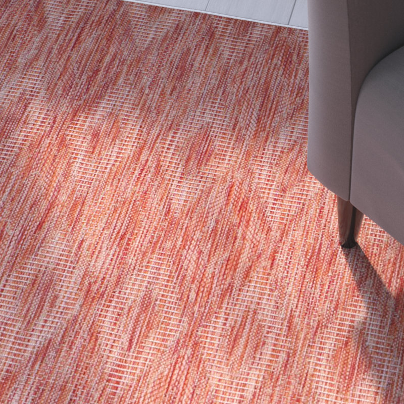 Tapis d'intérieur / extérieur à motif géométrique Jnessa Performance, Carré 4 pi