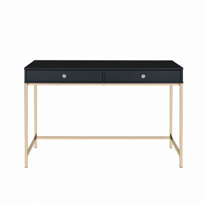 Rectangular Writing Desk With 2 Drawers