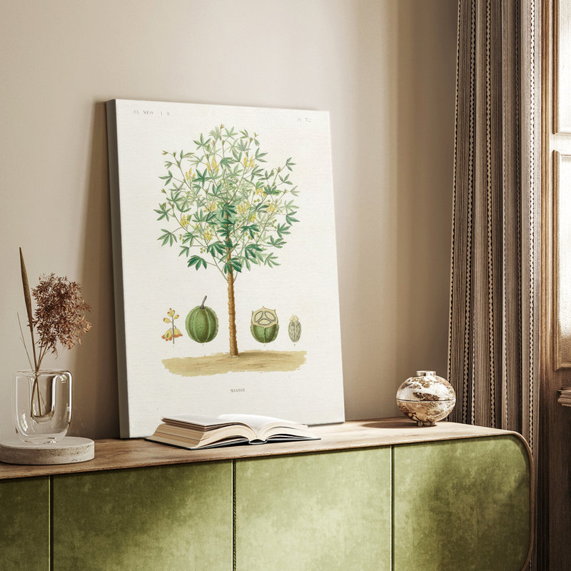Arbre antique avec fruit VI - galerie Cavas sur mesure, H 18 po x l 12 po