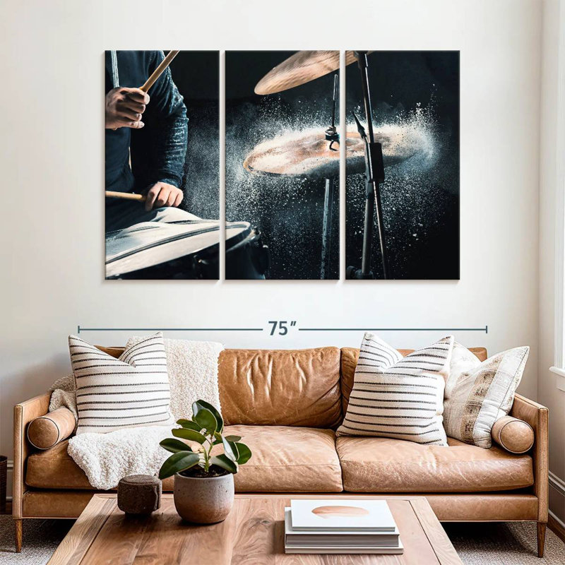 Abarca Drum Rehearsal, 36" H x 57" W