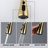 Brushed Gold Stainless Steel Kitchen Faucet With Pull Out Spray, 360 Rotating Nozzle, Corrosion & Rust Attribute