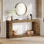 Console en bois avec rangement peu encombrant