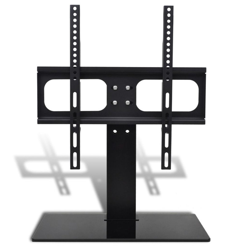 Support télé avec base, 15,7 po x 15,7 po