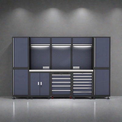 Workshop garage complete storage system set