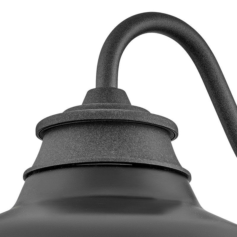 Hinkley Wallace Gooseneck Barn Light, Aged Zinc