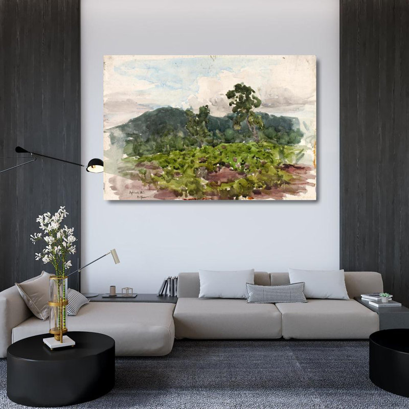 «Highlands, NC» par Henry Ossawa Tanner - Art mural sur toile tendue avec châssis, H 33 po x l 48 po