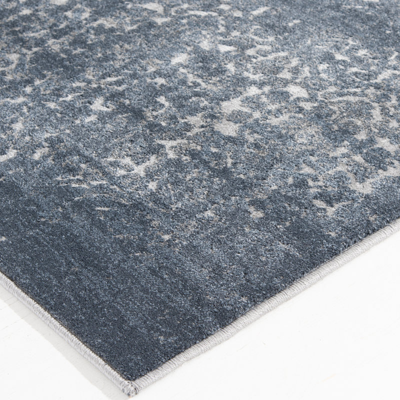Tapis oriental bleu / beige Schubert, Rectangle 5 pi 3 po x 7 pi 7 po
