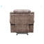 Fauteuil inclinable en velours bicolore-115404676
