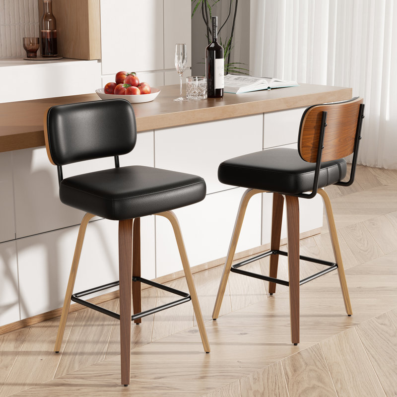 Counter Stool, Black, 2