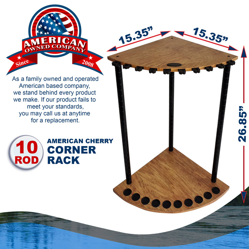 Support d'angle 10 tiges American Cherry