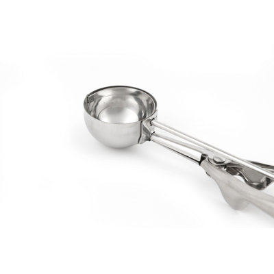 Premium Ice Cream Spoon, 100% Stainless Steel, 8.7 x 2.4 inches | Dishwasher Safe, Durable & Rust-Resistant | Perfect for Scooping Ice Cream, Gelato & Sorbet | Ergonomic Design for Comfortable Grip, Ideal for Home & Parties