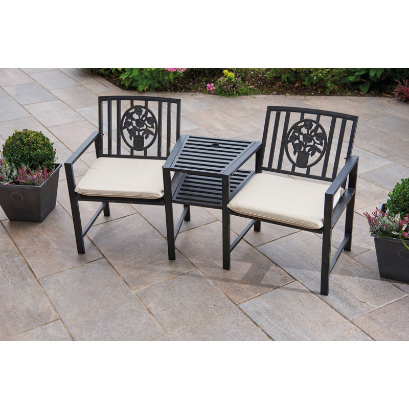 Justyn Steel Outdoor Bench