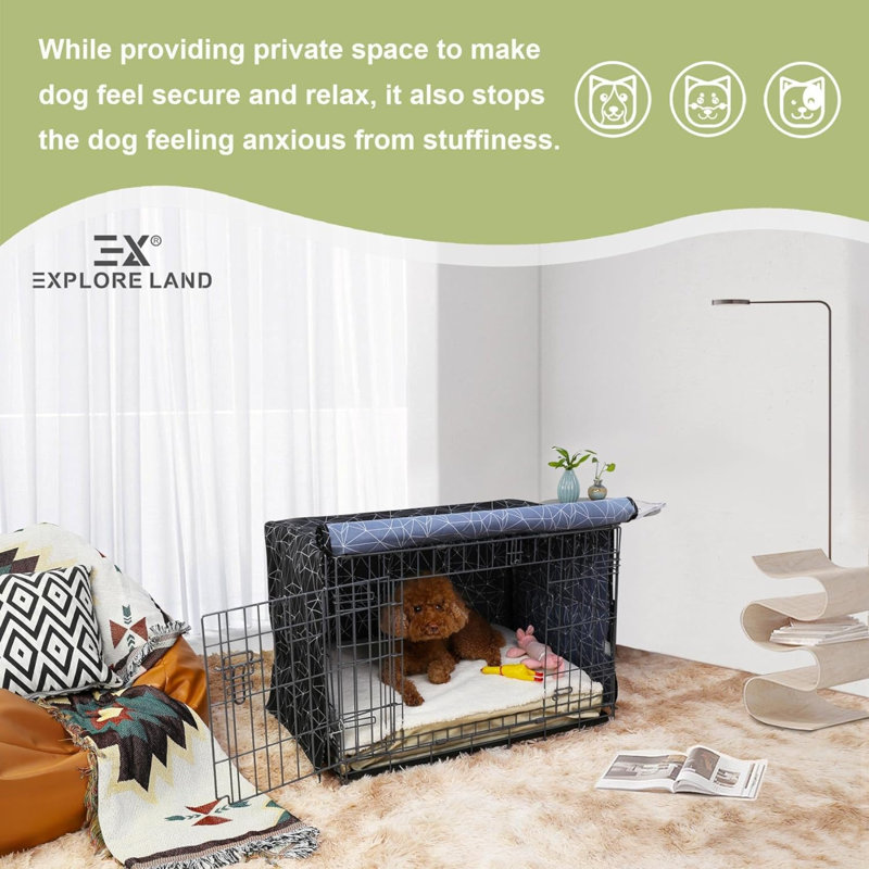 Polyester Pet Crate Cover