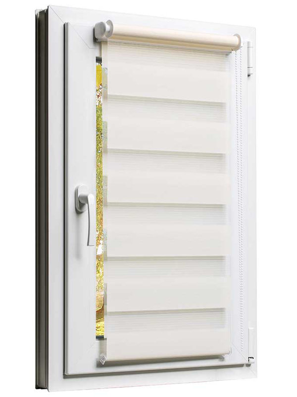 Blackout Roman Shade, 160cm L x 40cm W, Cream