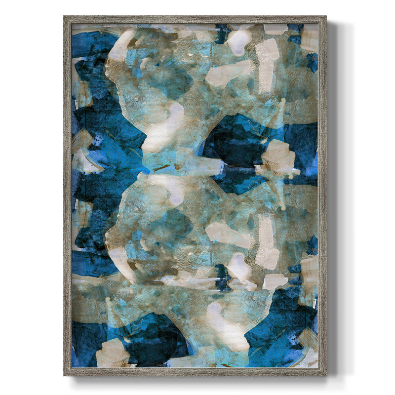 Impasto II Framed Print - Solid Wood, 11" H x 9" W