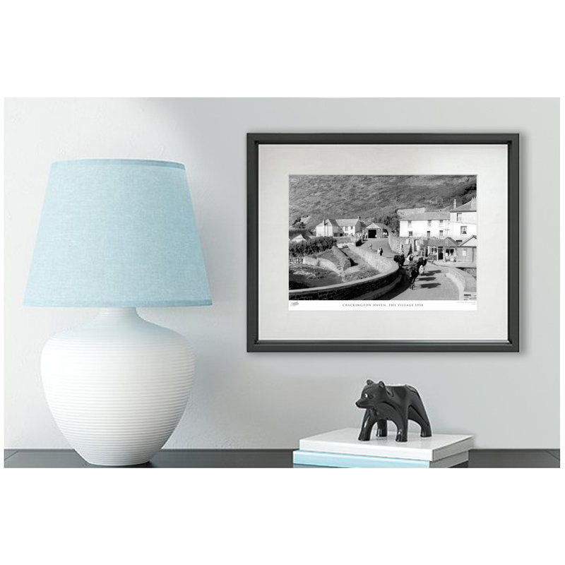 Crackington Haven, The Village 1958 - Single Picture Frame Print, 40cm H x 50cm W x 2.3cm D