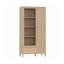 Chartrand 86 cm Tall Display Cabinet in Oak Elegant