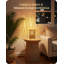 Lampe de table Boho en rotin avec ampoule à DEL incluse