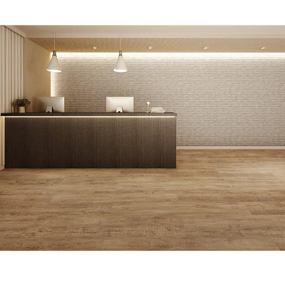 Tidworth Thick 226cm W x 122cm L Vinyl Plank