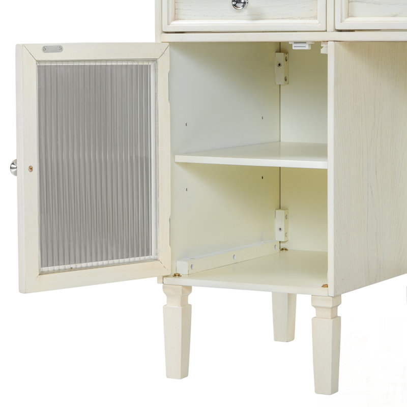 Meuble-lavabo 2 en 1 avec miroir rabattable, coiffeuse avec tiroir et armoire, multifonctionnel pour étude et beauté