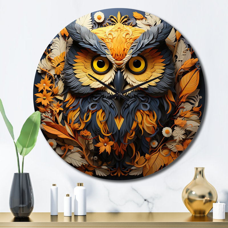Christean - Horloge murale animaux, Grand
