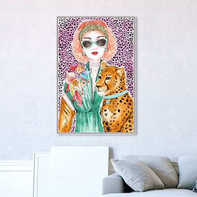 " Glistening Pink And Spots "